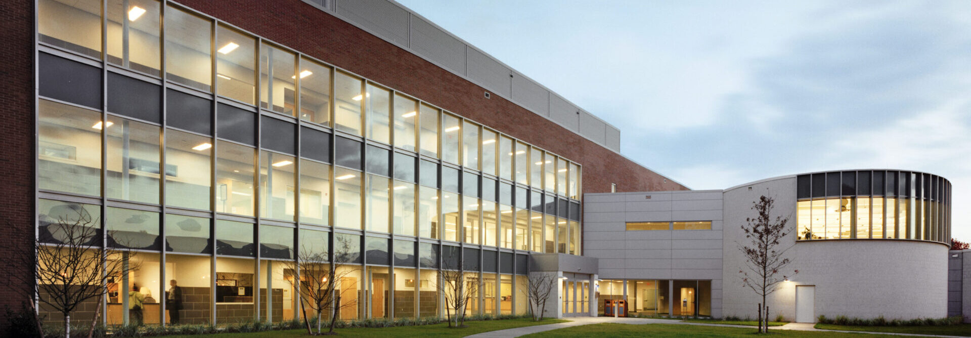 Technology Center at dusk