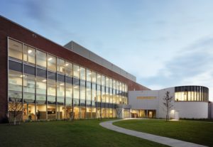 RCC Technology Center at dusk