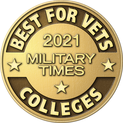 Best for Vets Colleges 2021 Military Times logo