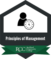 Principles of Management skills badge