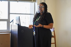 Dr. Zenya Richardson teaching