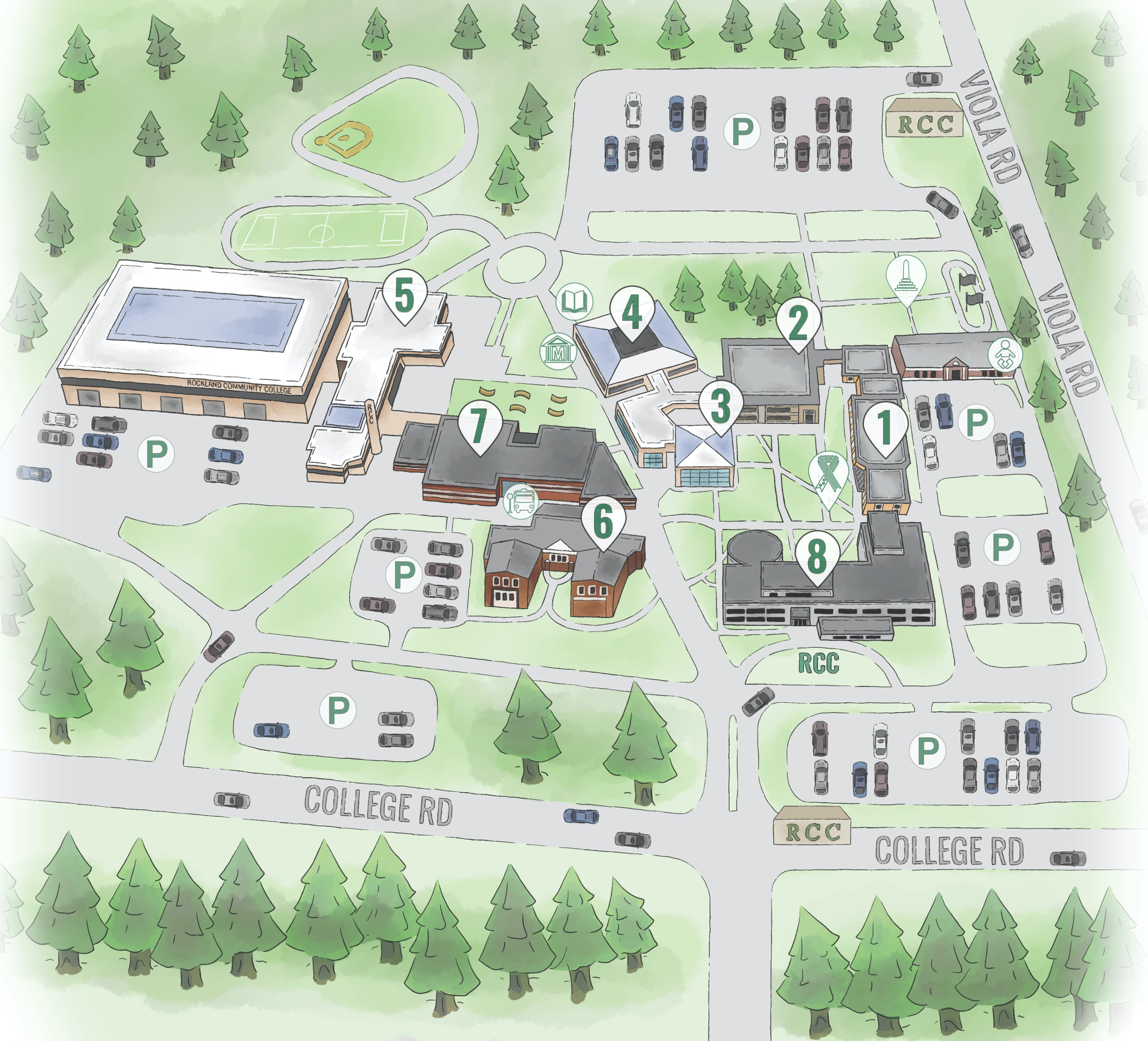 Rcc Map Of Campus - Donica Maegan