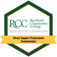 Direct Support Professional Fundamentals microcredential badge