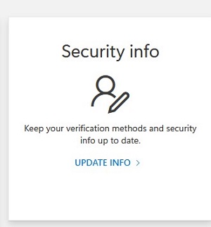 Security info screenshot