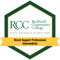 Direct Support Professional Intermediate microcredential badge