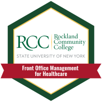 Front Office Management for Healthcare microcredential badge