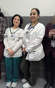 two nursing students