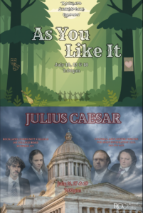 Graphic of poster showing both performances.