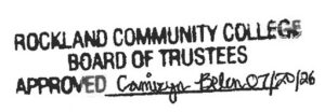 Stamp and signature for Board of Trustees Meeting July-2026